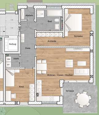 Foto - Wohnung zum Mieten in München 2.185,00 € 88 m²