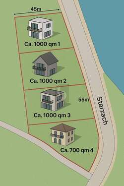 Foto - Grundstück zu verkaufen in Starzach 220.000,00 € 1000 m²