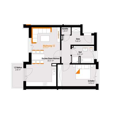 Foto - Wohnung zum Kaufen in Füssen 415.000,00 € 64.78 m²