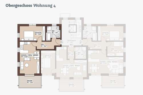 Foto - Wohnung zum Kaufen in Wassertrüdingen 286.672,00 € 63 m²
