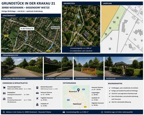 Foto - Grundstück zu verkaufen in Wedemark 690.000,00 € 5906 m²
