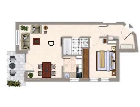 Foto - Wohnung zum Kaufen in Leipzig - Lindenthal 110.000,00 € 55 m²