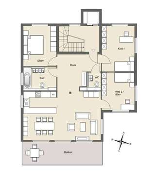 Foto - Wohnung zum Kaufen in Kornwestheim 590.000,00 € 117.46 m²
