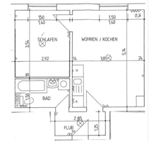 Wohnung zum Mieten in Dresden 350,00 € 37.7 m²