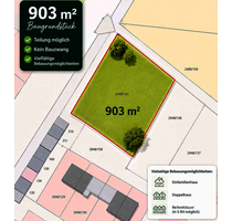 Grundstück zu verkaufen in Großmehring 530.000,00 € 903 m²