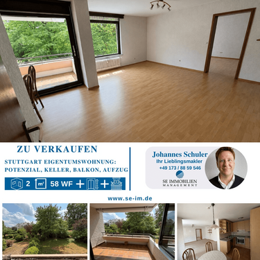 Foto - Wohnung zum Kaufen in Stuttgart 173.420,00 € 58 m²