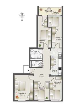 Foto - Wohnen auf Zeit in München 850,00 €