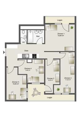 Foto - Wohnen auf Zeit in München 640,00 €