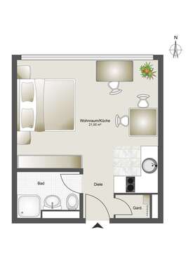 Foto - Wohnen auf Zeit in München 1.430,00 €