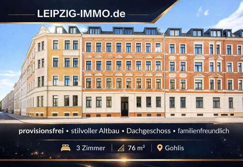 Foto - Wohnung zum Kaufen in Leipzig 269.000,00 € 76 m²