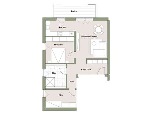 Foto - Wohnung zum Kaufen in Bruchsal 385.000,00 € 71.94 m²