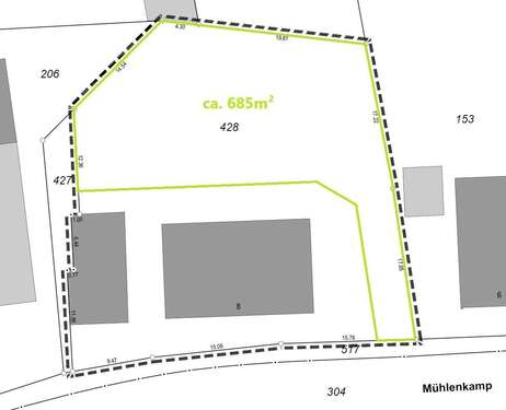 Foto - Grundstück zu verkaufen in Südlohn 150.700,00 € 685 m²