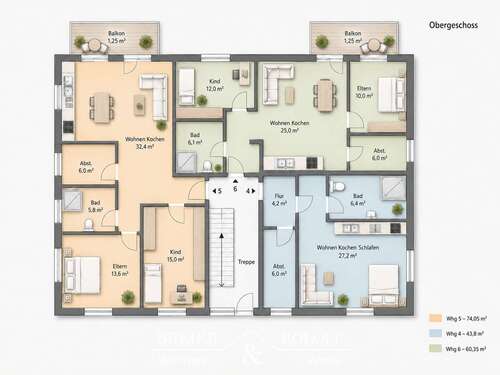 Foto - Wohnung zum Mieten in Luhden 410,38 € 60.5 m²