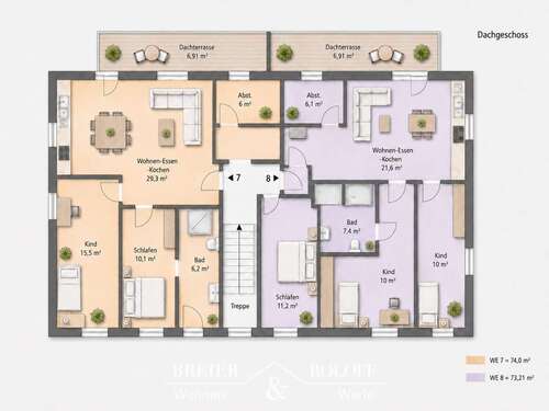 Foto - Wohnung zum Mieten in Luhden 503,20 € 74 m²