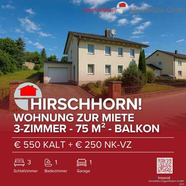 Foto - Wohnung zum Mieten in Wurmannsquick Hirschhorn 500,00 € 75 m²