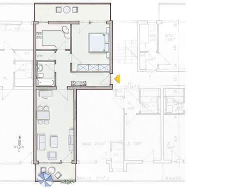 Foto - Wohnung zum Kaufen in München 480.000,00 € 66.9 m²