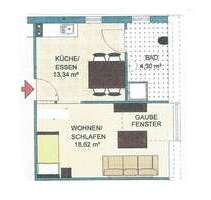 Wohnung zum Mieten in Unterwaldhausen 495,00 € 37 m²