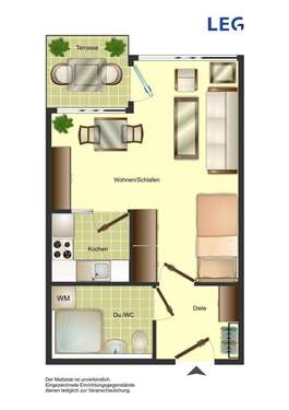Foto - Wohnung zum Mieten in Bonn 211,88 € 35.5 m²