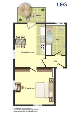 Foto - Wohnung zum Mieten in Herford 409,00 € 39.85 m²