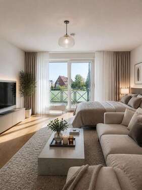 Foto - Wohnung zum Mieten in Kabelsketal 292,00 € 29.2 m²