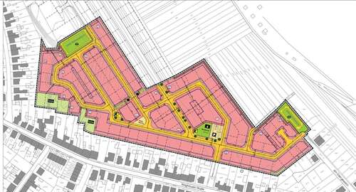 Foto - Grundstück zu verkaufen in Oberhausen-Rheinhausen 242.000,00 € 445 m²