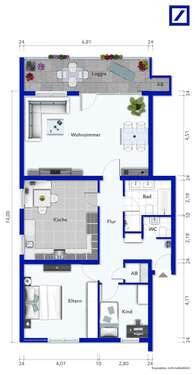 Foto - Wohnung zum Kaufen in Wermelskirchen 245.000,00 € 95.34 m²