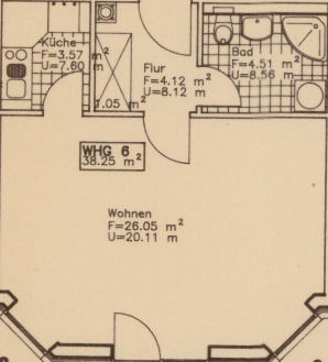 Foto - Wohnung zum Mieten in Hohen Neundorf 555,00 € 38.25 m²