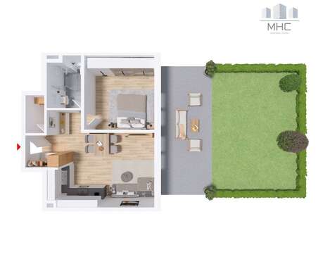 Foto - Wohnung zum Kaufen in Schwäbisch Gmünd 297.600,00 € 58.61 m²