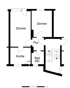 Foto - Wohnung zum Mieten in Bremerhaven 277,00 € 46.52 m²
