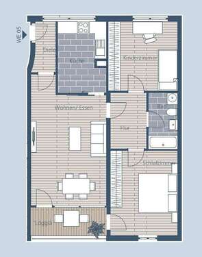 Foto - Wohnung zum Kaufen in Leipzig 253.060,00 € 74.64 m²
