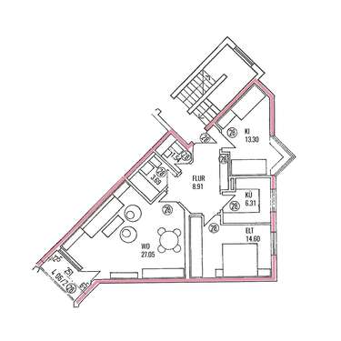 Foto - Wohnung zum Mieten in Umkirch 1.060,00 € 76 m²