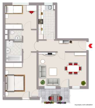 Foto - Wohnung zum Kaufen in Rastatt 265.000,00 € 78.42 m²