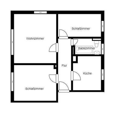 Foto - Wohnung zum Mieten in Langelsheim 399,00 € 57 m²