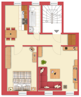 Foto - Wohnung zum Mieten in Gera 380,00 € 62.38 m²