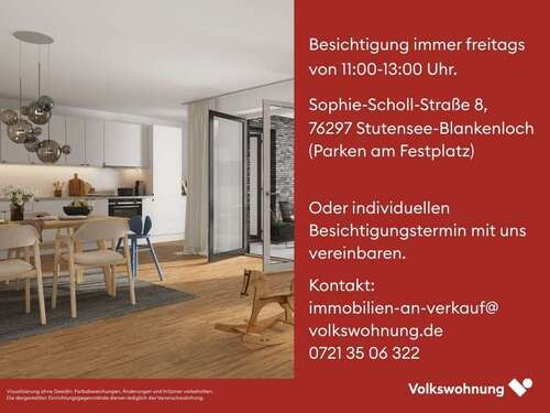 Foto - Wohnung zum Mieten in Stutensee 1.431,15 € 98.7 m²