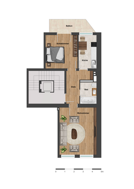 Foto - Wohnung zum Kaufen in Düsseldorf 249.000,00 € 55.88 m²