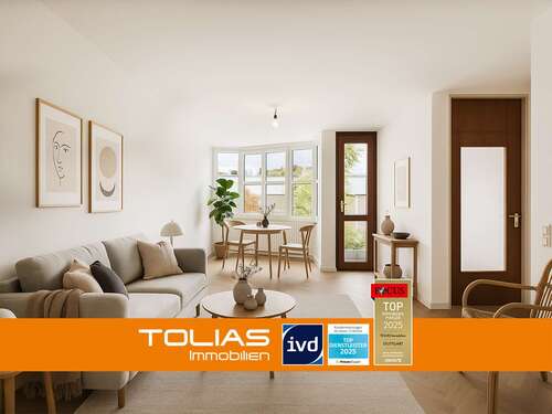 Foto - Wohnung zum Kaufen in Kornwestheim 178.000,00 € 47.5 m²