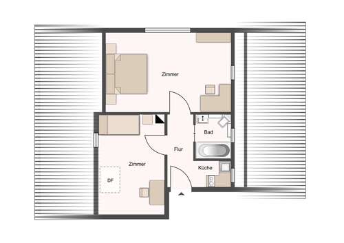 Foto - Wohnung zum Kaufen in Weissach im Tal 114.500,00 € 31 m²
