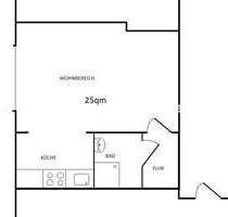 Wohnung zum Mieten in Hamburg-Nord, Hamburg 350,00 € 24 m²