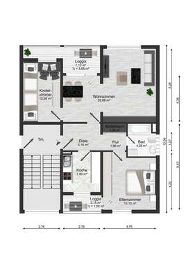 Foto - Wohnung zum Kaufen in Kulmbach 160.000,00 € 82.76 m²