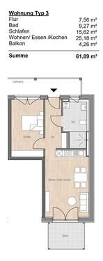 Foto - Wohnung zum Kaufen in Frickingen 365.000,00 € 62 m²