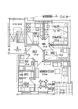 Foto - Wohnung zum Mieten in Wiefelstede 600,00 € 71.67 m²