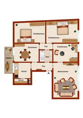 Foto - Wohnung zum Mieten in Brilon 750,00 € 120 m²