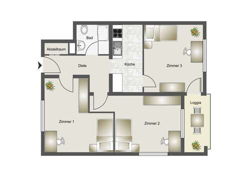 Foto - WG-Zimmer in München 785,00 € 12 m²