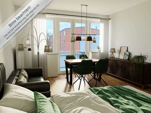 Foto - Wohnung zum Mieten in Hamburg 780,00 € 35.22 m²