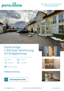 Foto - Wohnung zum Mieten in Krailling 675,00 € 38 m²