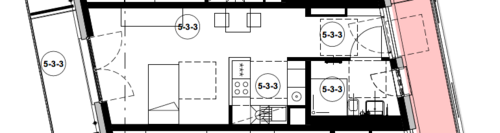 Foto - Wohnung zum Mieten in Freiburg 850,00 € 36.97 m²