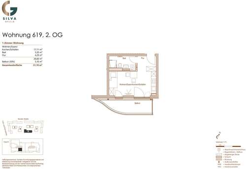 Foto - Wohnung zum Kaufen in Geretsried 249.900,00 € 31.7 m²