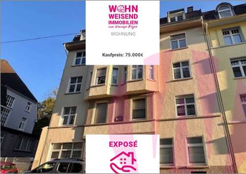 Foto - Wohnung zum Kaufen in Wuppertal 75.000,00 € 64 m²