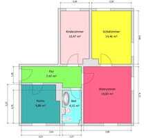 Wohnung zum Mieten in Mittweida 399,00 € 65.18 m²